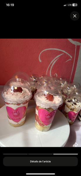 Delish cup saveur fraise