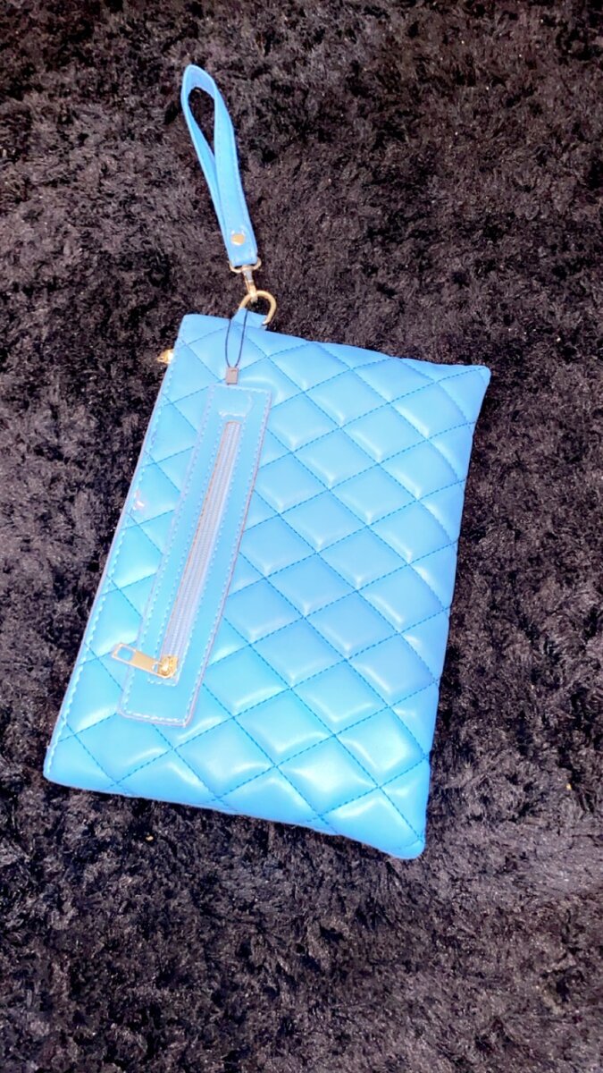 Blue purse