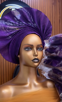 Purple turban