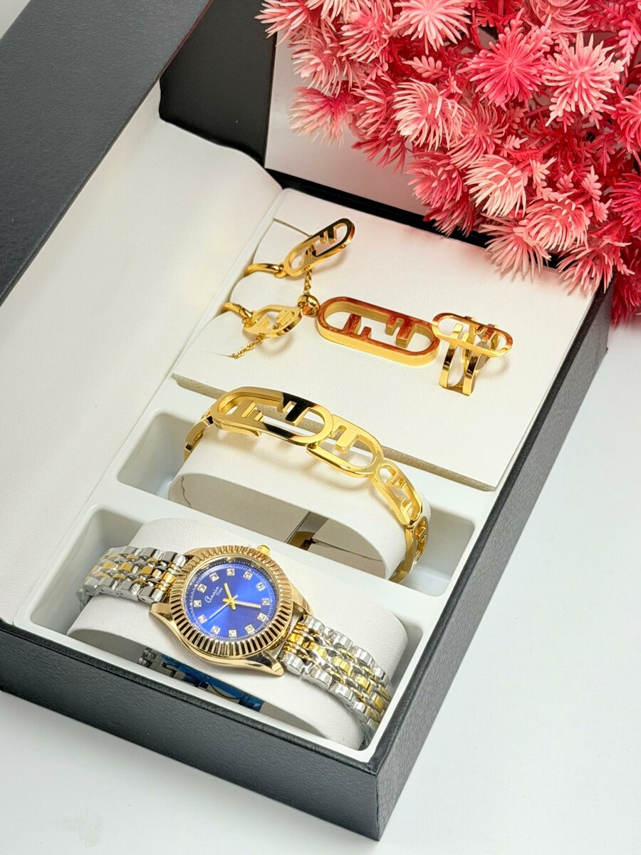 Coffret Montre et Bijoux Élégant