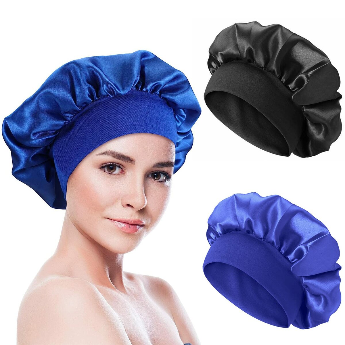 Bonnet de Nuit en Satin Doux