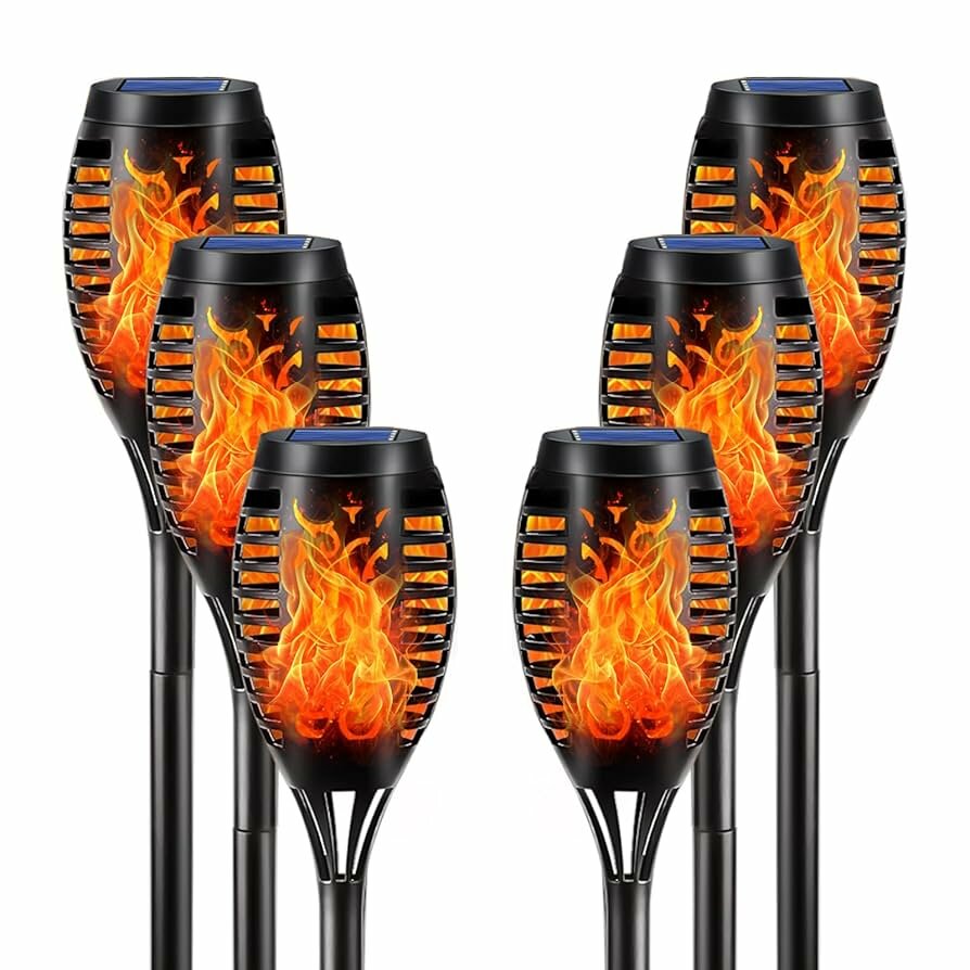 Lampe solaire pour jardin flam