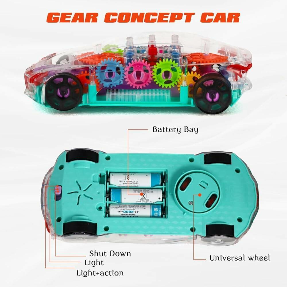 Voiture Lumineuse Transparente