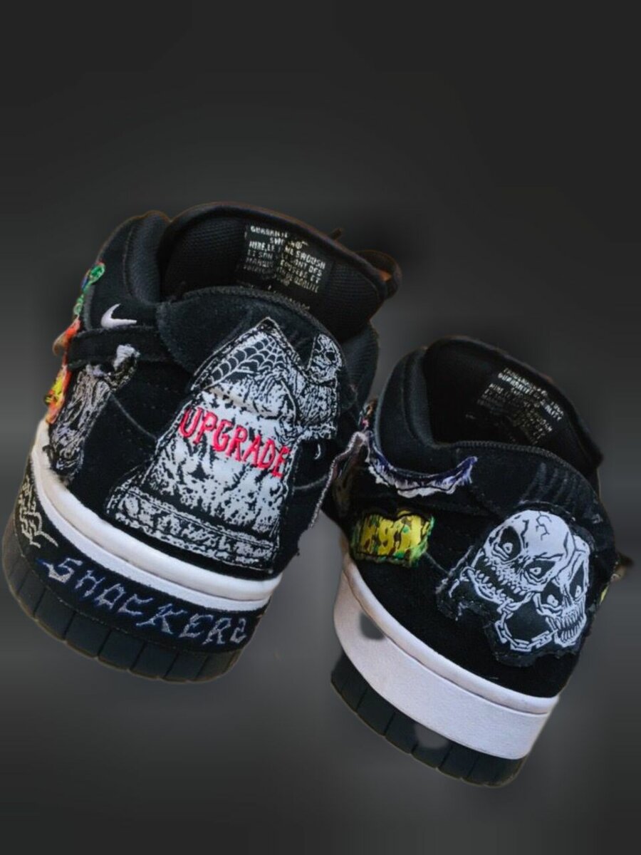 Nike Neckface × Dunk Low Pro SB "Black"