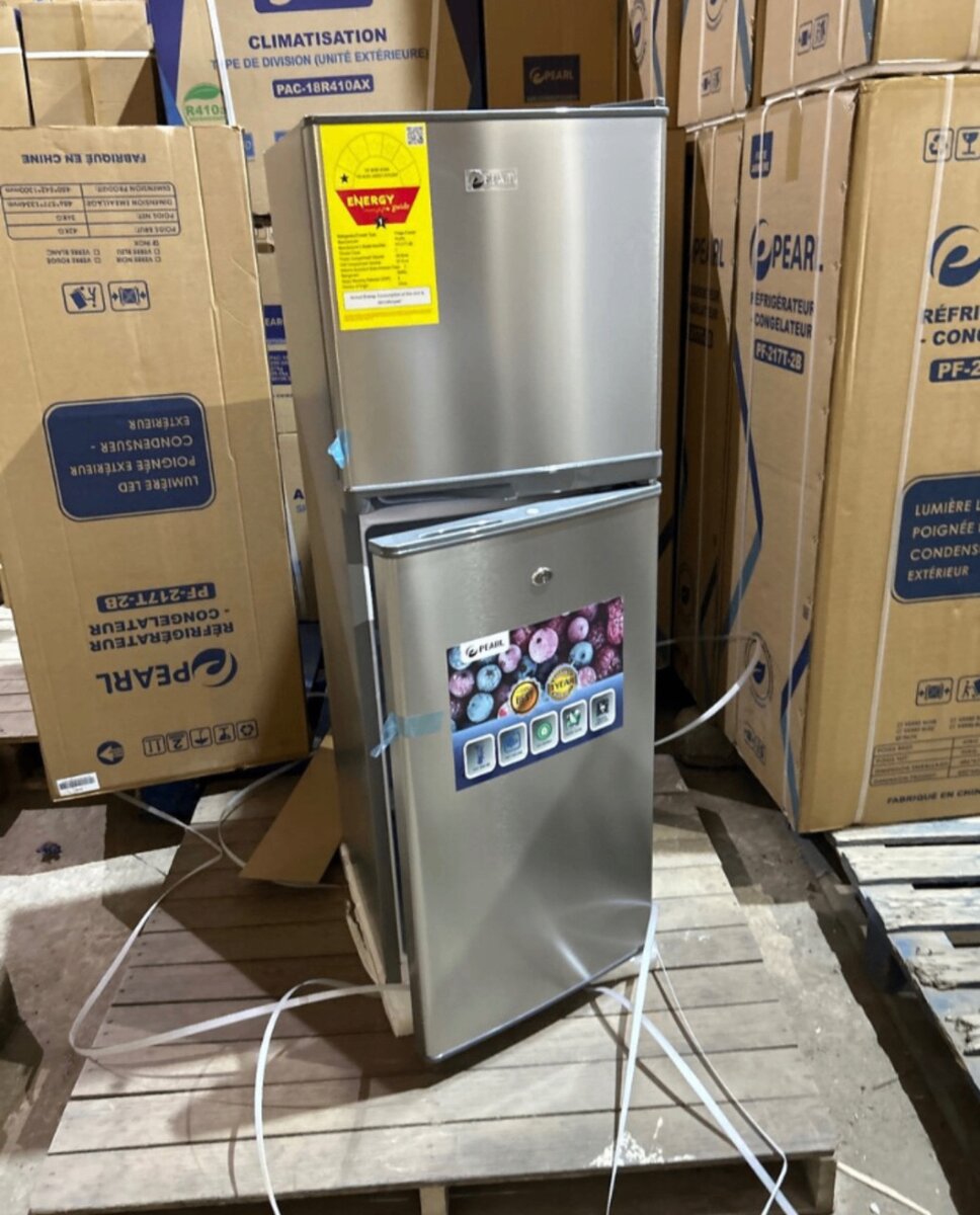 Pearl double door fridge