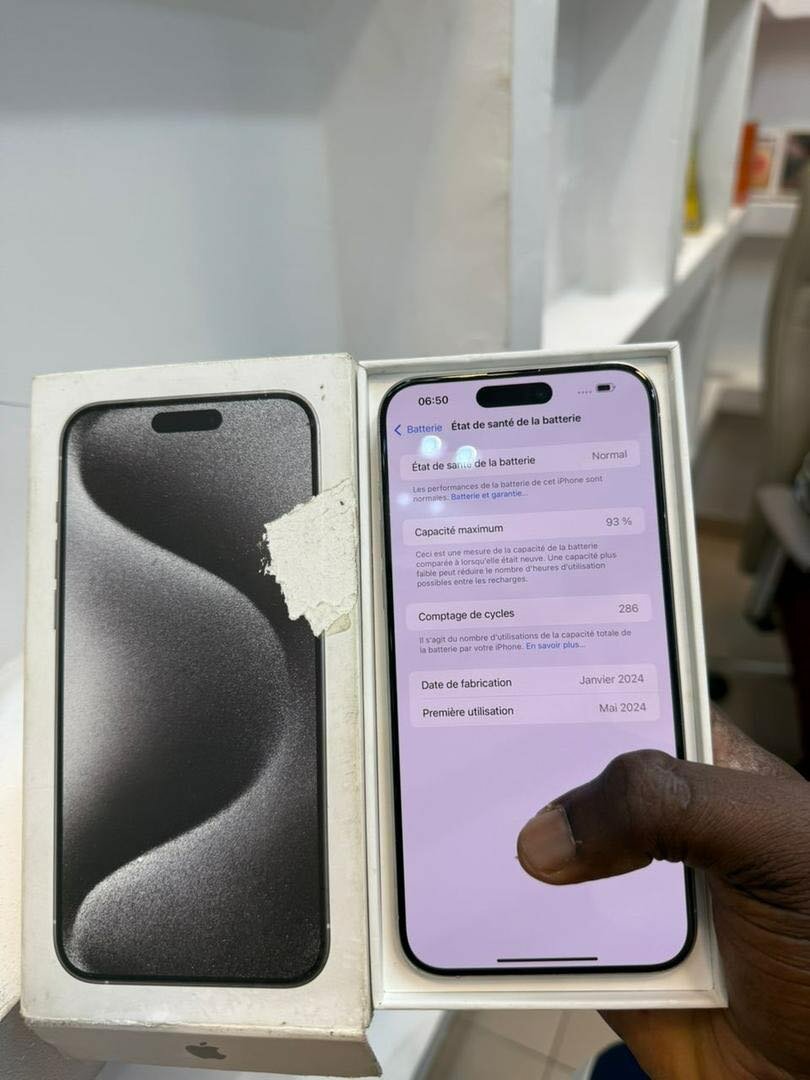iPhone dernier modèle argent