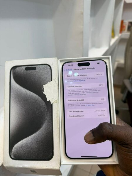 iPhone dernier modèle argent
