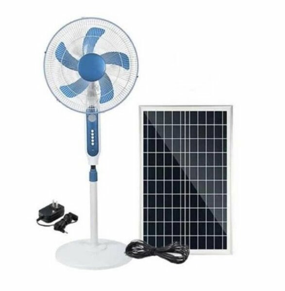 Solar panels fan