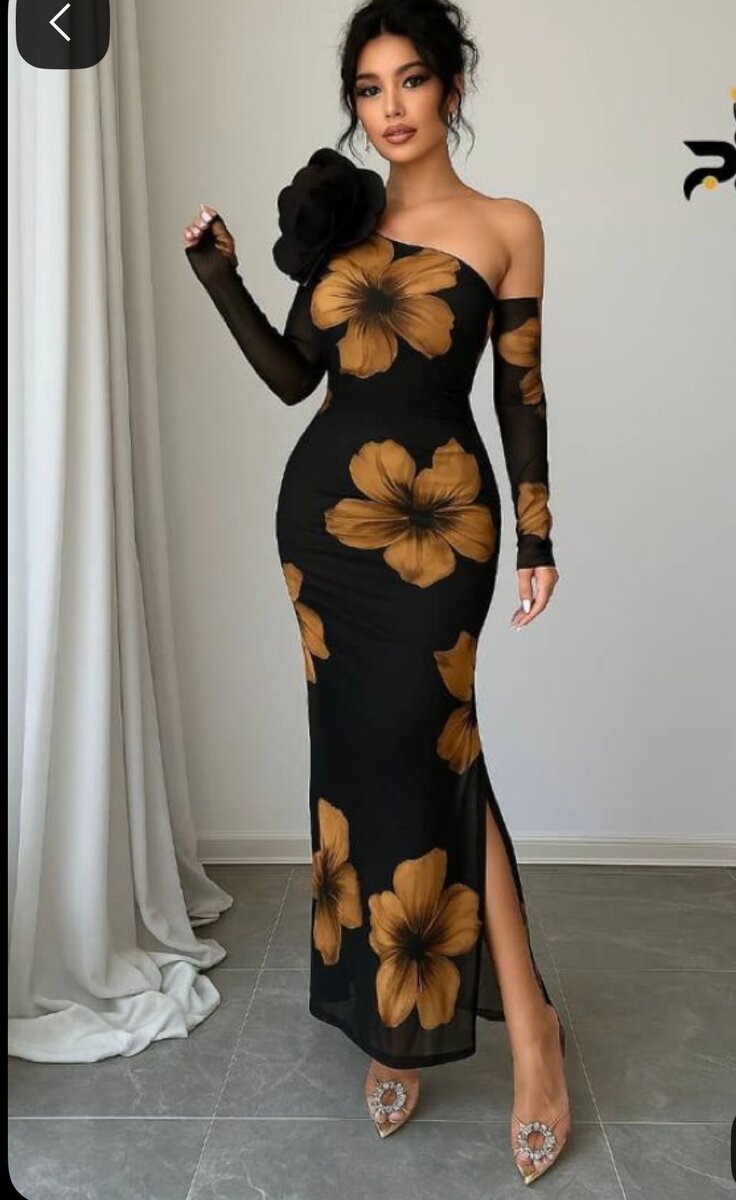 Robe Élegante Florale