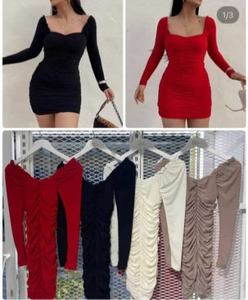 Robe élégante moulante femme