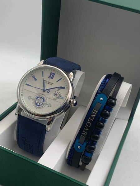 Montblanc watch and bracelet