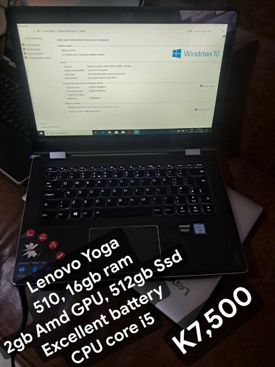 3 x Lenovo 2 touch screen 1 non touch