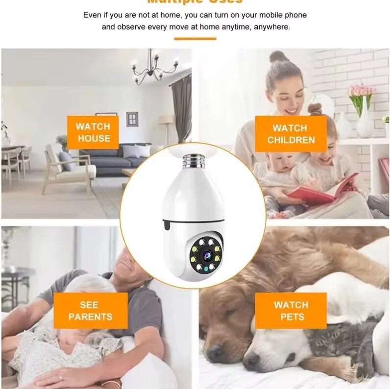 Caméra de Sécurité LED WiFi