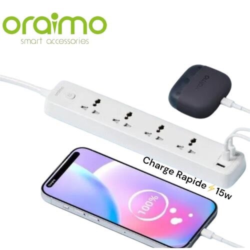 Multiprise Oraimo avec charge rapide