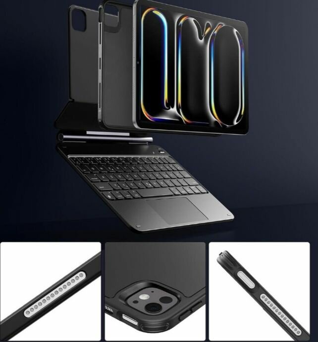 Clavier Apple Magic Keyboard pour iPad Pro 13" [M4]