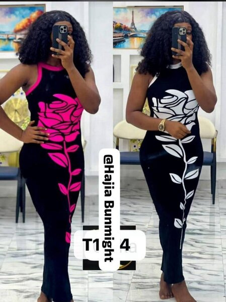 Robe longue imprimée élégante