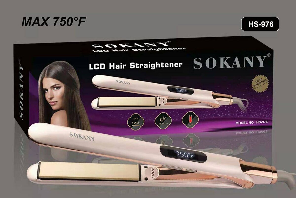 Утюжок Sokany профессиональный