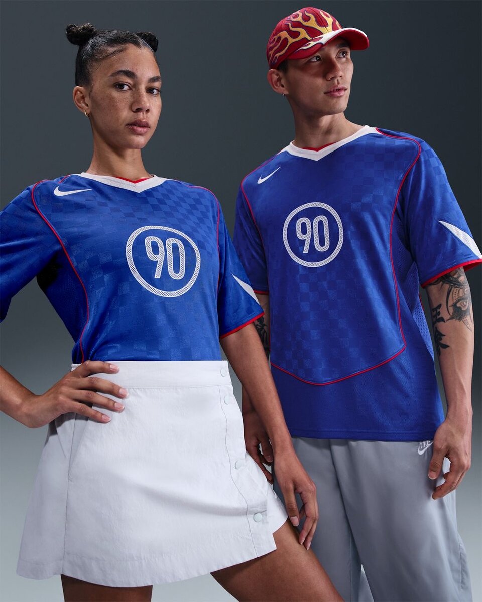 Maillot de foot Nike bleu