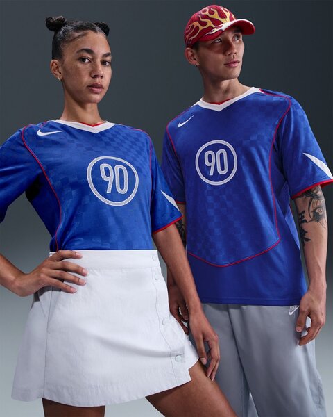 Maillot de foot Nike bleu