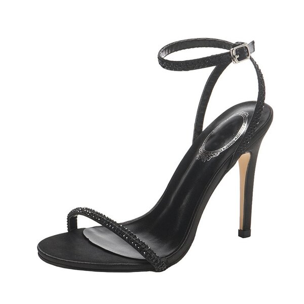 Ankle strap heel