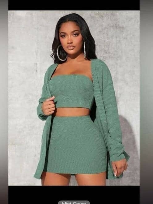  Robe ensemble de 3 pièces 