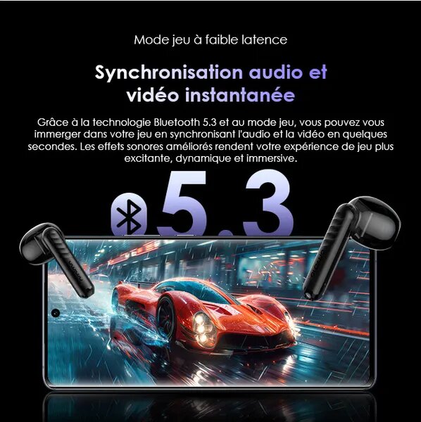 oraimo FreePods Neo Écouteurs sans fil ENC