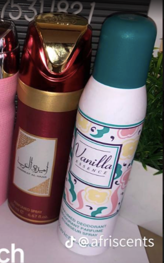 Perfumed spray, Ameerat al Arab