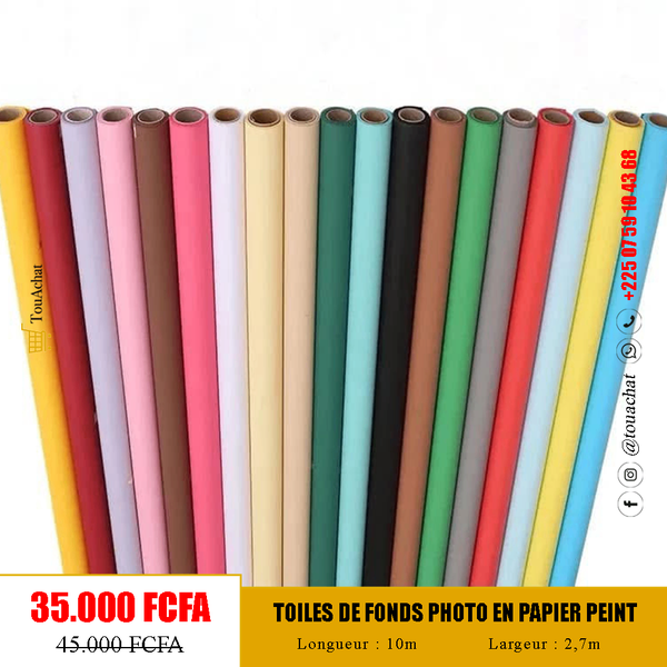 Toiles de Fonds Photo en Papier Peint de 2,7x10