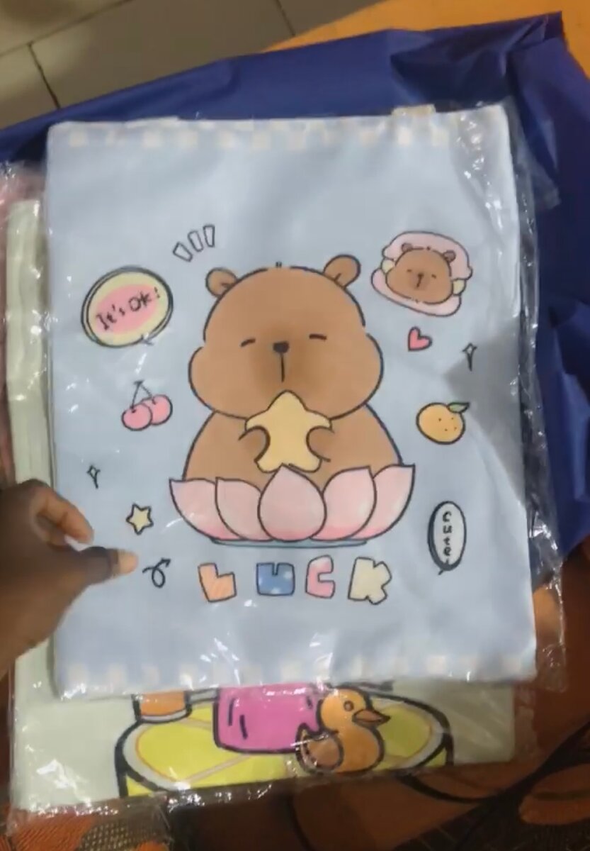 Draps enfants à imprimés mignons