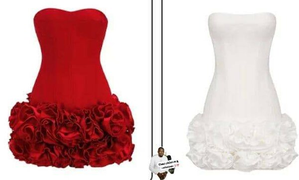 Robe bustier de soirée