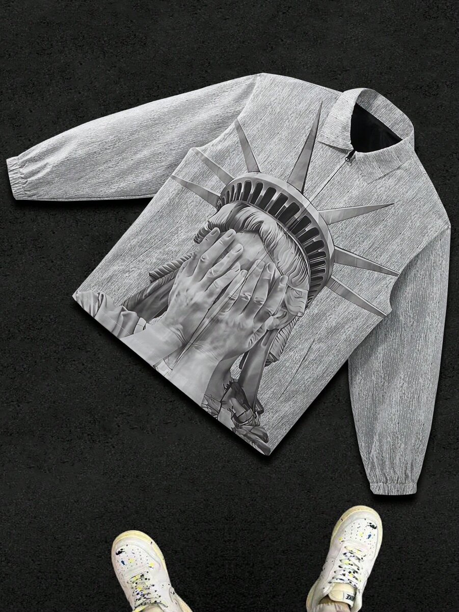 Veste artistique imprimée