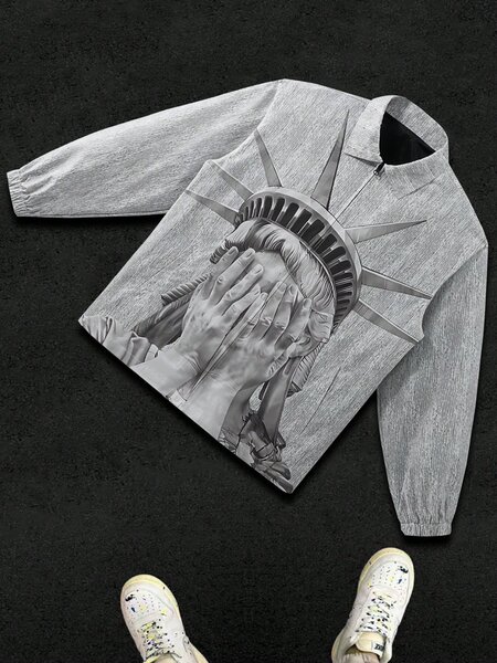 Veste artistique imprimée