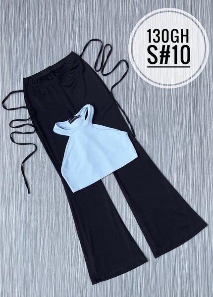 Bell pant top n down available as seen