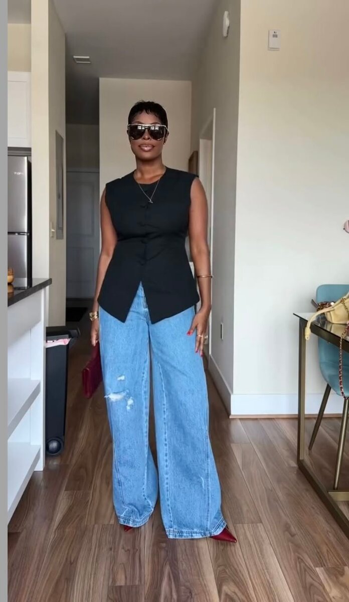 Gilet Tailleur Sans Manches