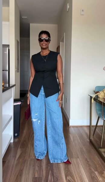 Gilet Tailleur Sans Manches