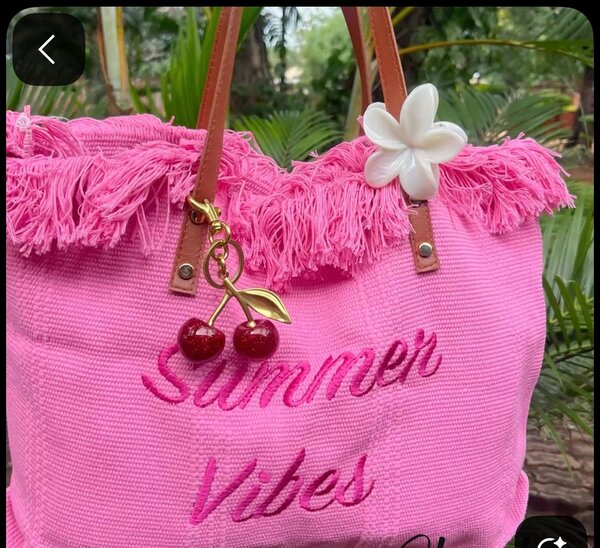 Sac Cabas Été Rose