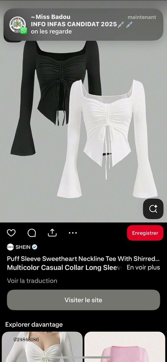 Top manches longues et débardeurs