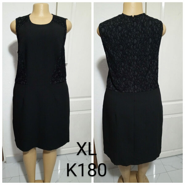 Women's black dress, size XL