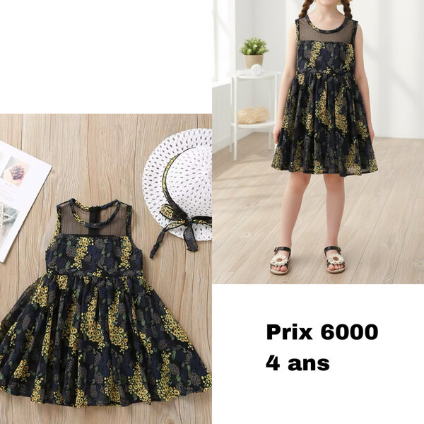 Robe fille été élégante