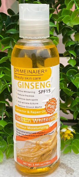 Huile réparatrice blanchissante