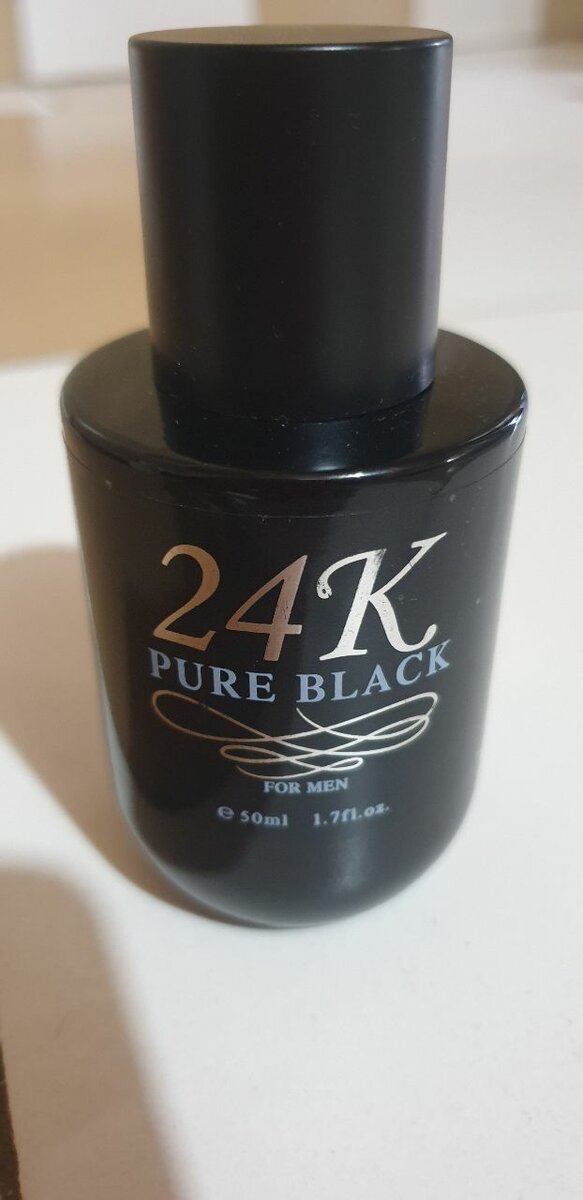 24K Pure Black Parfum Pour Homme