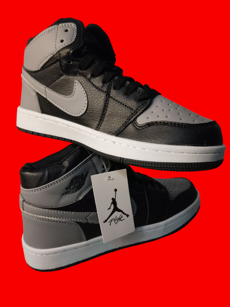 Baskets Jordan montantes gris
