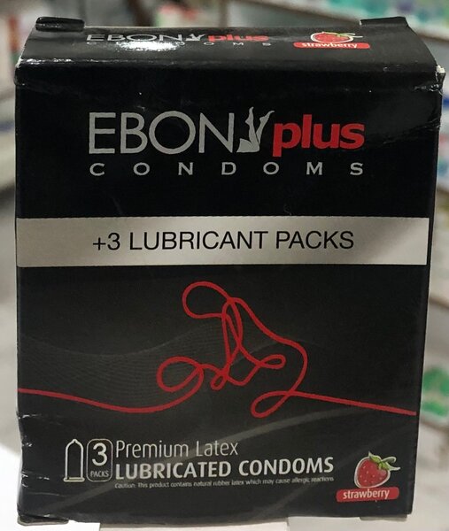 EBONY PLUS CONDOM 3,s