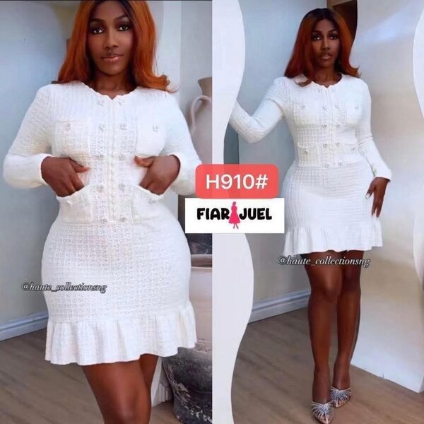 Robe élégante en tricot