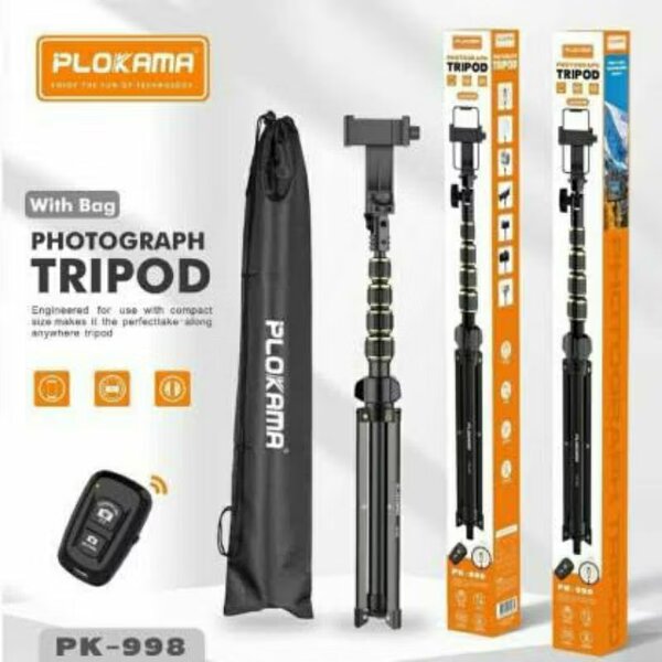 PLOKAMA PK998 Profesional Selfie Photograph Tripod Mono