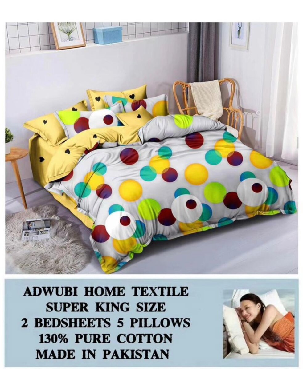 4 Pillow Cases 2 Bedsheets
