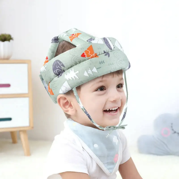 Casque protection bébé coton
