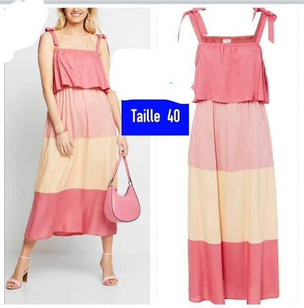 Robe Élégante Bicolore