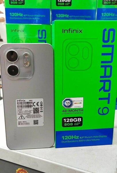 Infinix Smart 9 - 128GB Argent