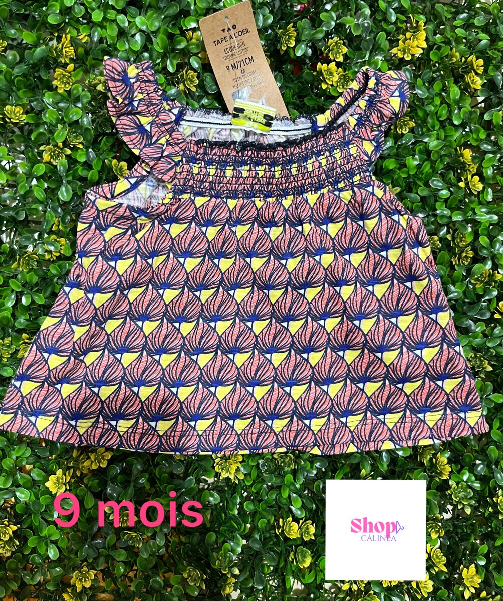 Ensemble Bébé Imprimé 9 Mois